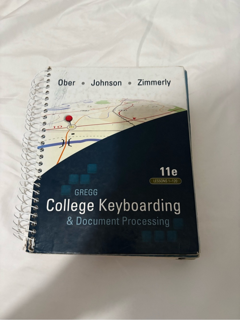 College Keyboarding & Document Processing Textbook - Dark Blue